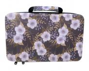 Violet Floral EVA Cosmetic Handbag