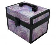 Purple Swirl Accessories Case